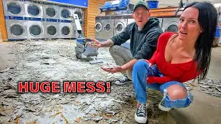 NO Turning Back Now! The Laundromat Is Officially Closed For A While. HOPE It's Worth it.