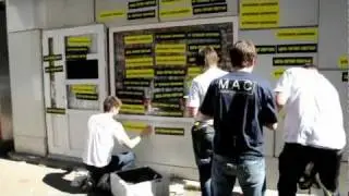 Обклейка нарколарька. Жёсткий разговор с владельцем