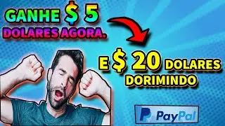 COMO GANHAR DINHEIRO ATÉ DORMINDO - COMO GANHAR EM DOLAR COM  APLICATIVO - PAYPAL