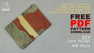 how to make the best leather wallet | new version | Free Pattern