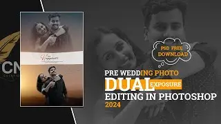 Pre Wedding Trending Poster Design in Photoshop Tutorial 2024