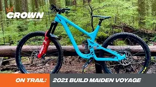 How does a Chinese carbon frame ride? - First lap on the new enduro mtb