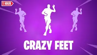 FORTNITE CRAZY FEET EMOTE (1 HOUR)