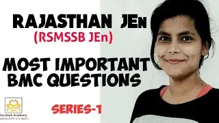MOST IMPORTANT QUESTIONS  OF RAJASTHAN JUNIOR ENGINEER EXAMINATION. (