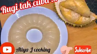 Cara Membuat agar-agar puding durian sangat mudah / how to make durian pudding extremely easy