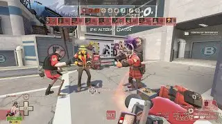 TF2 MvM  Custom Map - Waterfront  - Medic Gameplay
