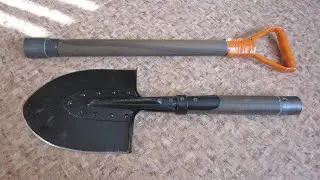 Разборная лопата для копа из старой саперки
