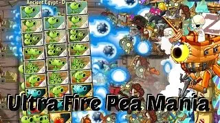 Plants vs Zombies 2 Epic Hack - ALL Giant Ultra Fire PEA Mania vs Zombie Rush