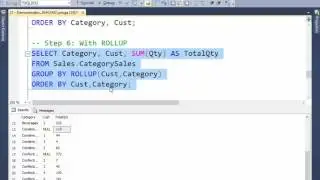 53 CUBE and ROLLUP in SQL Server