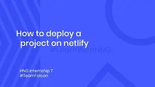 How to deploy your project on Netlify