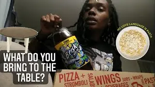 Pizza Boli's Fettuccine Mukbang | What do you bring to the table ?