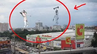 SCP-096 vs Siren Head Shadow!! Caught on Camera In Real life