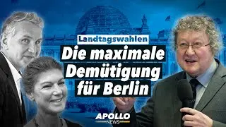 Landtagswahlen: AfD siegt, Ampel am Boden – Werner J. Patzelt im Apollo News-Interview
