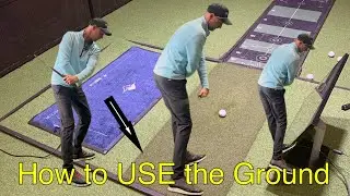 Golf drill to improve your swing path, weight shift and power with Ground Reaction Forces
