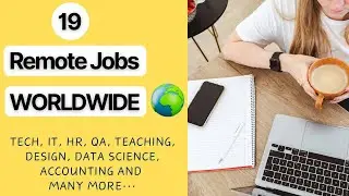 19 Remote Jobs hiring right now | Worldwide Remote Jobs | Best Remote Jobs | Remote Work