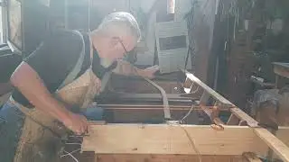 Steam bending the recalcitrant gunwale