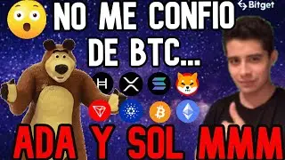 🔴 BITCOIN SUBE PERO CONFIAMOS ? ETHEREUM LONG ! SOLANA Y BNB BIEN ! CARDANO (ADA) SHIBA INU Y MÁS