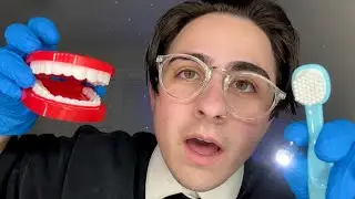 ASMR Dentist Exam with Toys