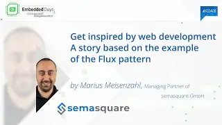Qt Embedded Days - Get inspired by web development: A story based on the example of the Flux pattern