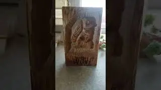 резьба по дереву, ручной работы.