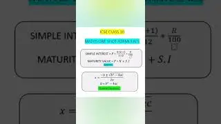ICSE CLASS 10TH MATHS PART -1 