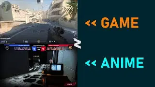 Dust 2 Map in Anime