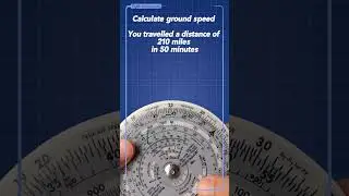 Circular flight computer #aviation #pilot