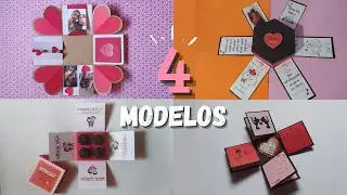 4 modelos diferentes de caixa explosiva | FAÇA VOCÊ MESMO
