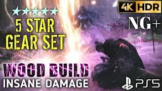 Wood Build WO LONG FALLEN DYNASTY 5 Star Gear Set Build | Wo Long Wood Build|Wo Long Lightning Build