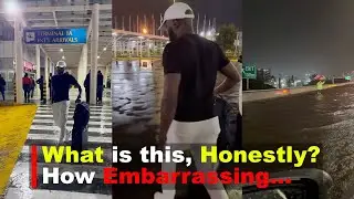 Embarrassing: Larry Madowo Exposes JKIA's Leaking Roofs and Poor Drainage