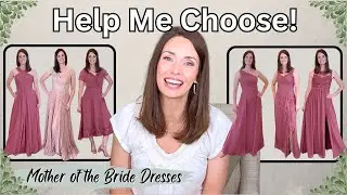 Mother of the Bride Dress Try On at Home from Azazie | Which One Should I Wear?