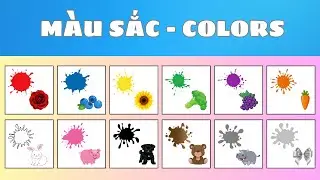 🎨 Học Tiếng Anh Qua Màu Sắc Cho Bé | Colors for Kids 🟢🔴 | Oh Vui Kids