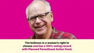 Tim Walz is a Champion for Reproductive Rights
