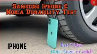 Nokia Vs Samsung Vs Iphone Durability Test On Vehicle Who Will Win ??? 🔥