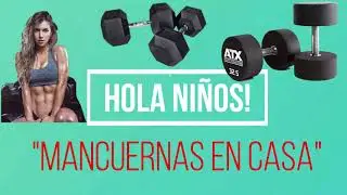 CÓMO HACER MANCUERNAS (PESAS) DE CONCRETO/ CEMENTO/ HORMIGON? -PARA ENTRENAR EN CASA