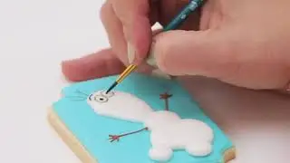 Украшение новогоднего печенья