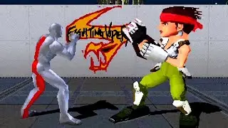 PEPSIMAN VS Fighting Vipers KIDS (SEGA Saturn)