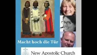 Macht hoch die Tür - SAT - blokfluit en dwarsfluit, recorder and flute, Blockflöte und Querflöte
