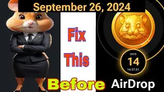Hamster Kombat fix This Before Token Distribution/#hamsterkombat #airdrop