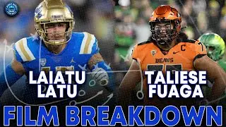 Oregon St OT Taliese Fuagas VS UCLA EDGE Laiatu Latu Film Breakdown
