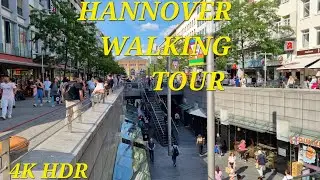 4K HDR Amazing City tour Hanover 2023