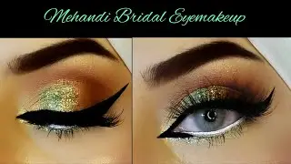 MEHNDI MAYON BRIDAL MAKEUP TUTORIAL | STEP BY STEP GUIDE FOR BEGINNERS
