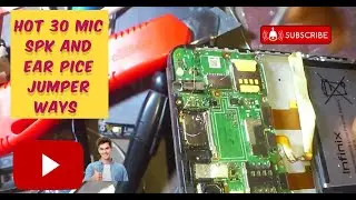 infinix hot 30i mic spk and ear pice ways
