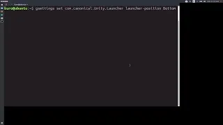 Ubuntu: How to Move Unity Launcher to the Bottom