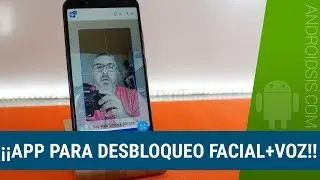 Aplicación de desbloqueo facial más voz