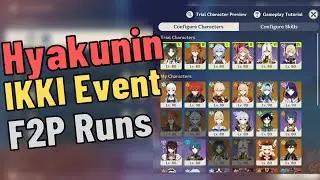 Hyakunin Ikki - F2P Build Run - Genshin Impact