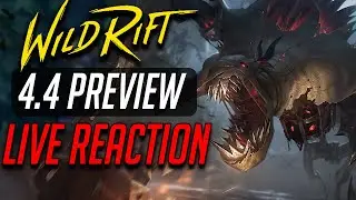 WILD RIFT 4.4 PATCH PREVIEW LIVE REACTION NEW CHAMPIONS ITEMS REWORKS ETC.