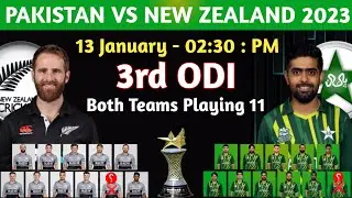 Pakistan vs New Zealand 3rd ODI Playing 11 | Pakistan Playing 11 | NZ Playing 11| PAK VS NZ