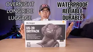 (2026) KRIEGA US-20 DRYPACK | LONG RIDE OVERNIGHT LUGGAGE MOTORCYCLE RIDERS | TAGALOG INSTALLATION