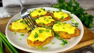 You won't believe how delicious it is! I will always cook like this! Just grate a potato!